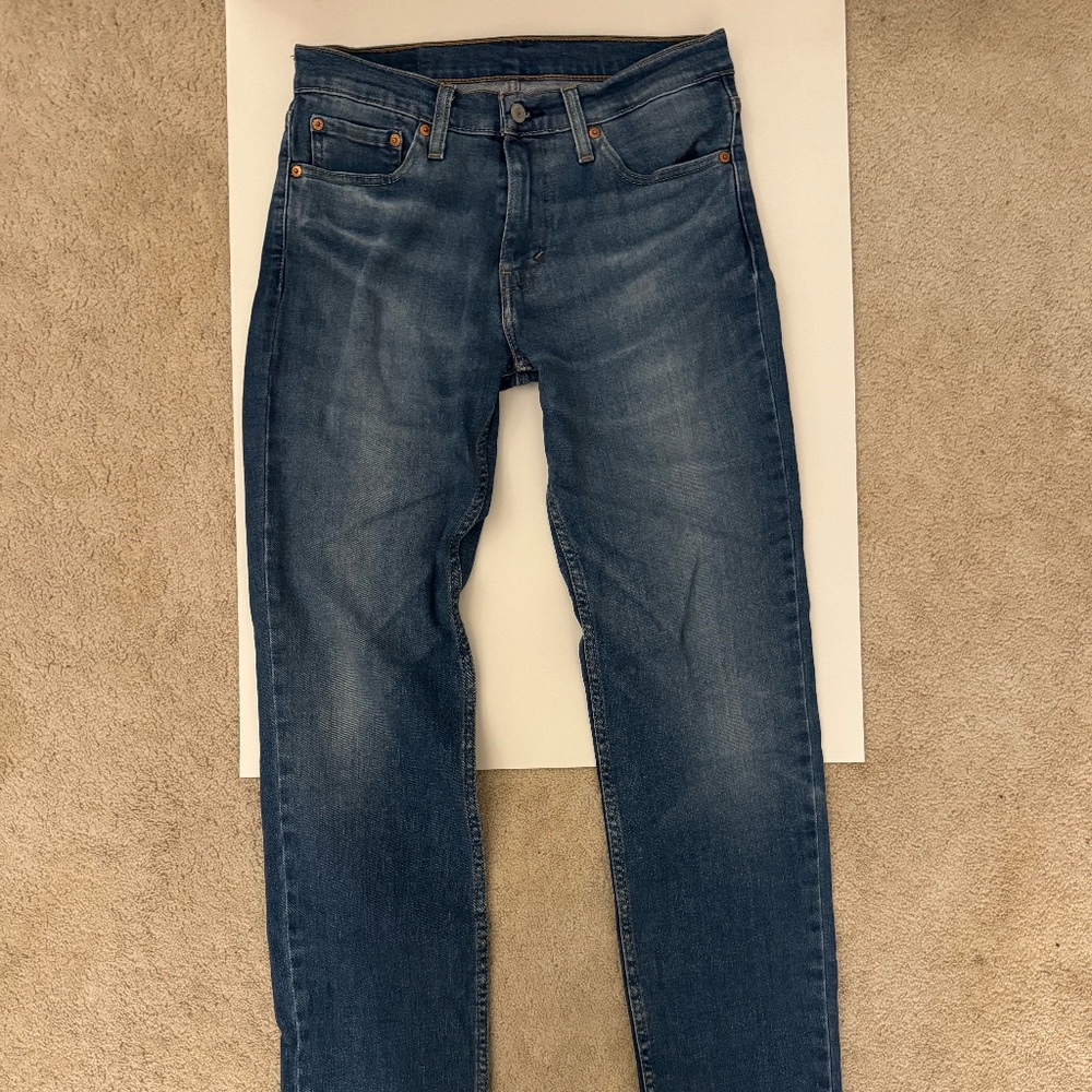 Levi's 511 Slim Tapered, Men's 30x32 Washed Blue Denim
